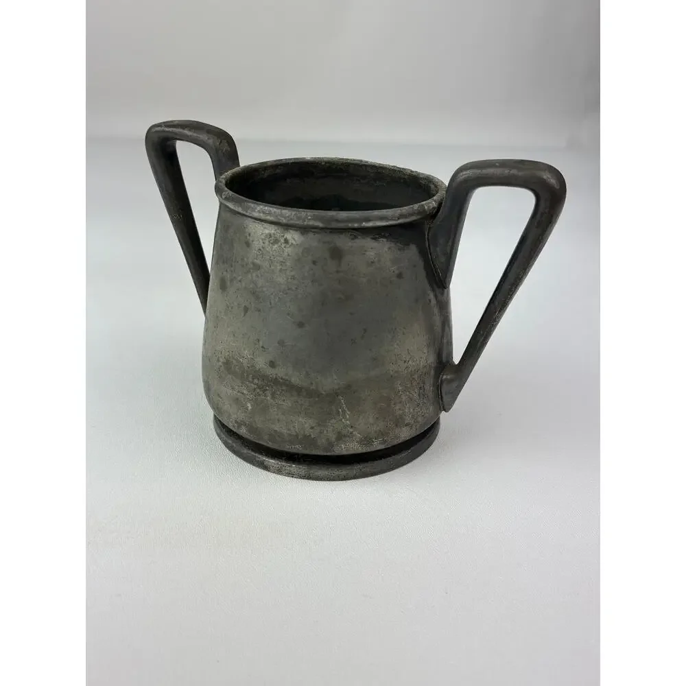 Antique Mfd Silver Plated Reed & Barton Silverplate Sugar Bowl Mug